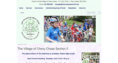 Desktop Screenshot of chevychasesection5.org