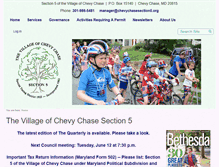 Tablet Screenshot of chevychasesection5.org